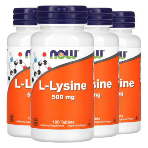 L-lisina 500 Mg Now Foods 100 Tablets Importado 4un