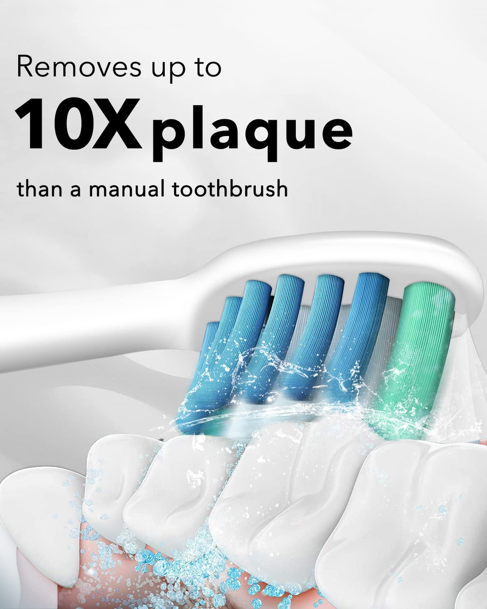 Escova De Dentes Elétrica Mysmile Recarregável Sonic 48000vp - Imagem 2