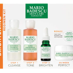 Conjunto De Cuidados Com A Pele Mario Badescu The Brightenin
