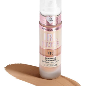Filtro Foundation Revolution Beauty Irl F10, Capa Média De 2