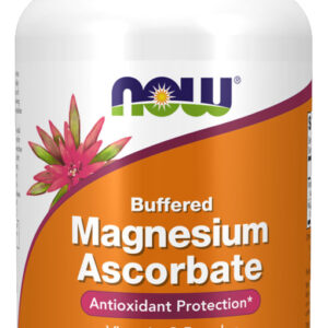 Now Foods Ascorbato Magnésio Pó + Vit C 227g Importado