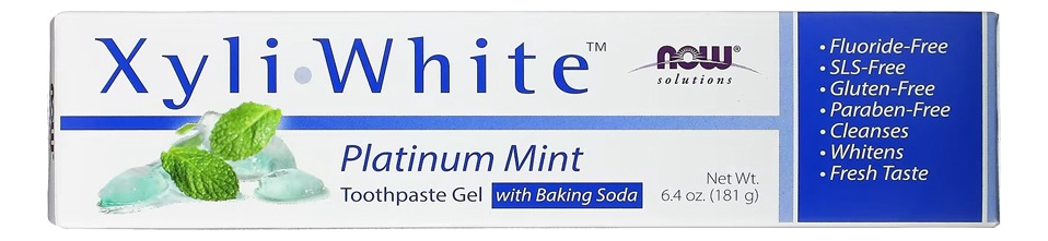 Gel Creme Dental Xyliwhite Now Foods 181g Porta Cápsulas - Imagem 2