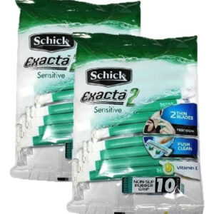 Máquina De Barbear Descartável Schick Exacta2 Sensitive 20p