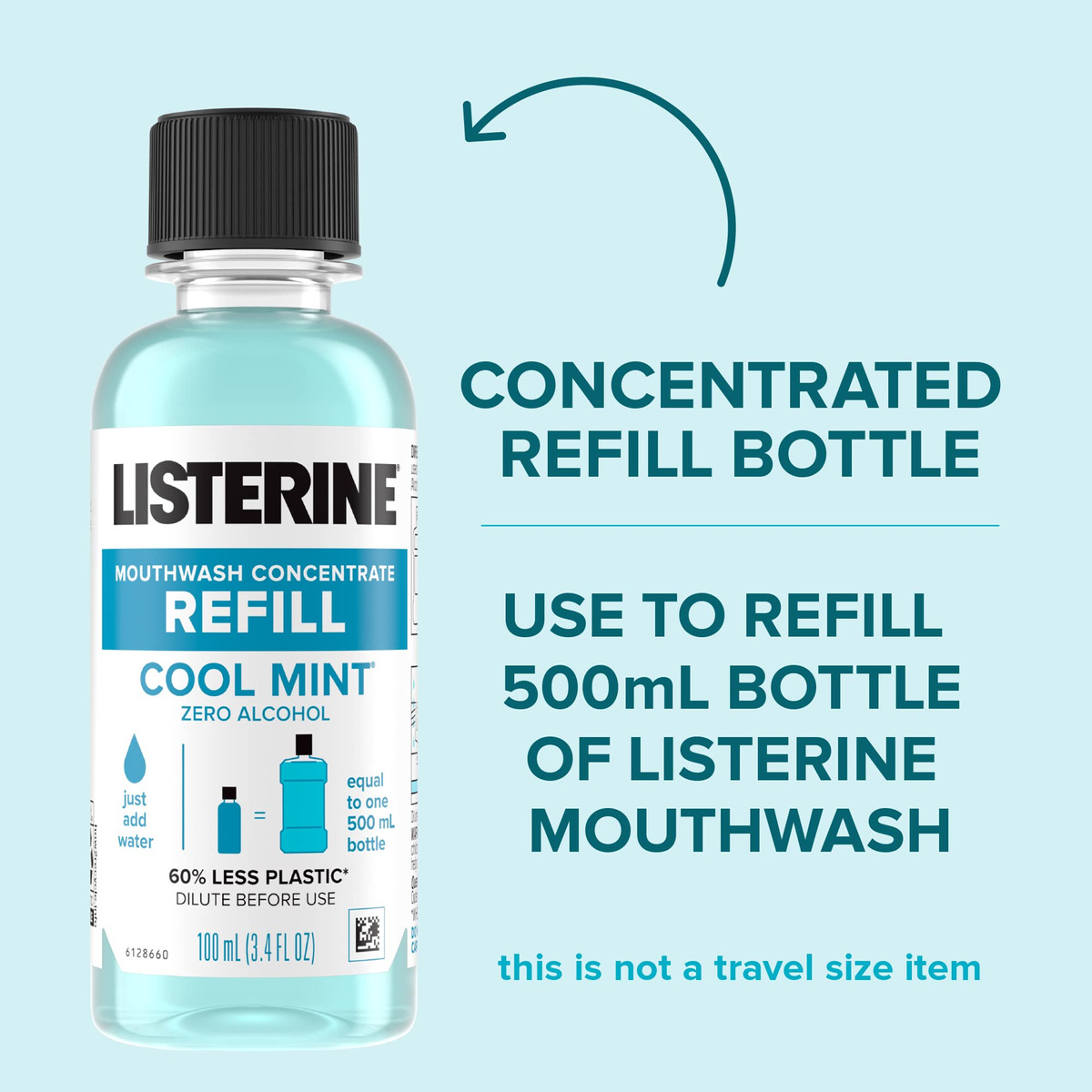 Kit Inicial Para Enxaguante Bucal Listerine Zero Alcohol Con - Imagem 7