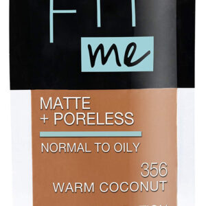Base Maybelline New York Fit Me Matte 356 Warm Coconut