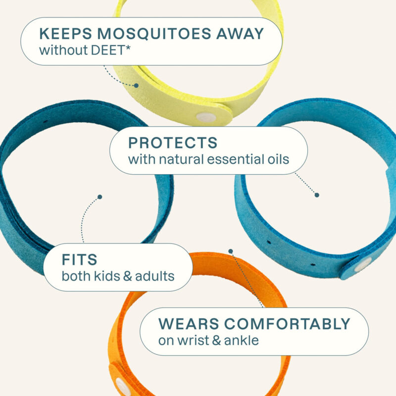 Pulseiras De Microfibra Repelentes De Mosquitos Cliganic (10 - Image 3