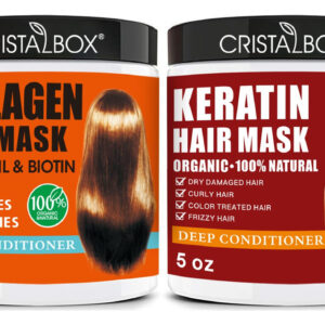 Máscara Capilar Cristalbox Colágeno E Queratina Com Óleo De