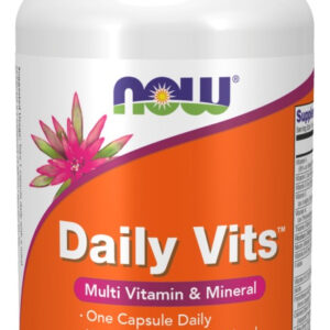 Multivitamínico Daily Vits Now Foods 120 Caps Vegan Importad Sabor Sem Sabor