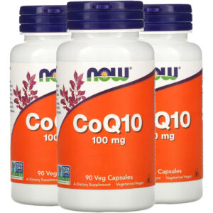 Coenzima Coq10 Now Foods 100mg 90 Veg Cápsulas Importado 3un