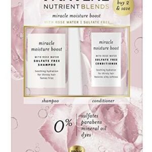 Misturas De Nutrientes Pantene Miracle Moisture Boost Com Ág