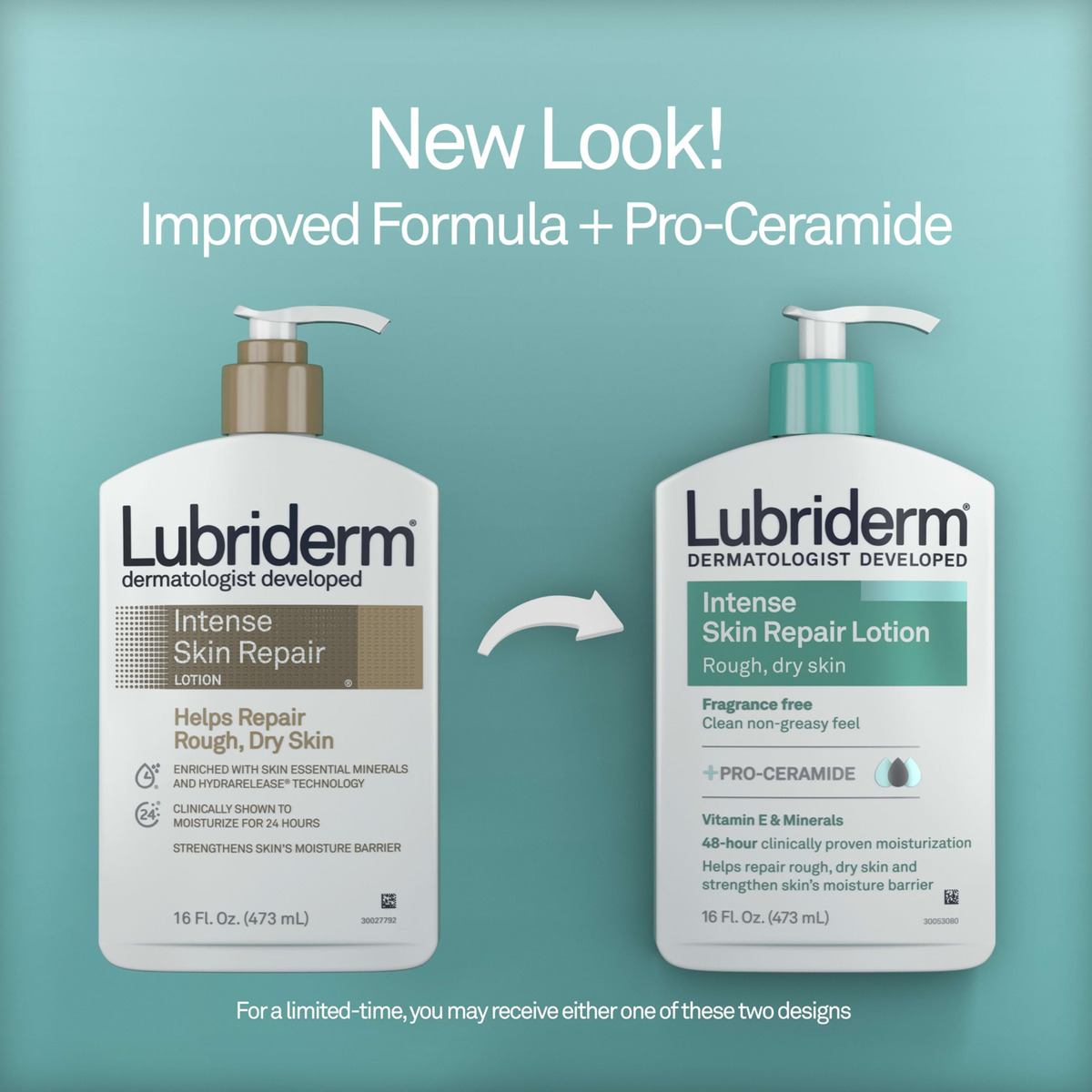 Loção Lubriderm Intense Dry Skin Repair 480 Ml Com Vitamina - Imagem 2