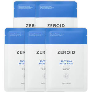 Máscara De Lençol Zeroid Soothing Mild Care Sensível Para Pe