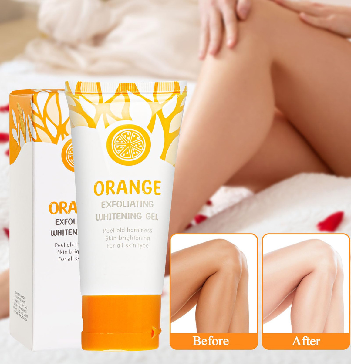 Esfoliante Em Gel Esfoliante Bixmk Orange, 2 Unidades Para R - Imagem 4