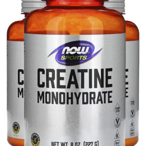 Creatina Monohidratada 227g Em Pó Importado 3un Now Foods