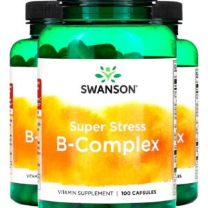 Complexo B Com Vitamina C Swanson 100 Caps Importado 3un