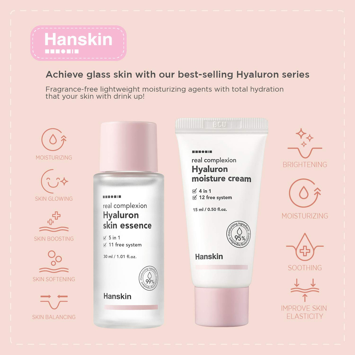 Conjunto De Cuidados Com A Pele Hanskin Glass Skin On The Go - Imagem 5