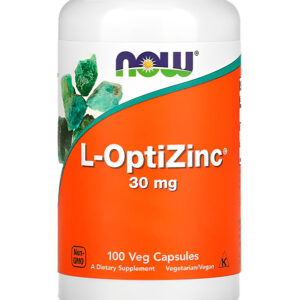 Now Foods L-optizinc 30mg 100 Veg Caps / No Brasil