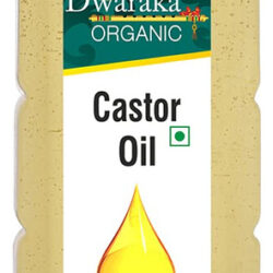 Óleo De Rícino Dwaraka Orgânico Prensado A Frio 500ml Para O