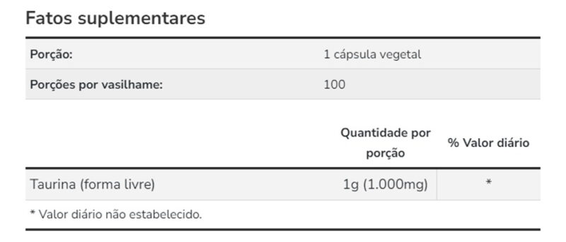 Taurina 1000mg 250 Cápsulas Importado 2un Now Foods - Image 5
