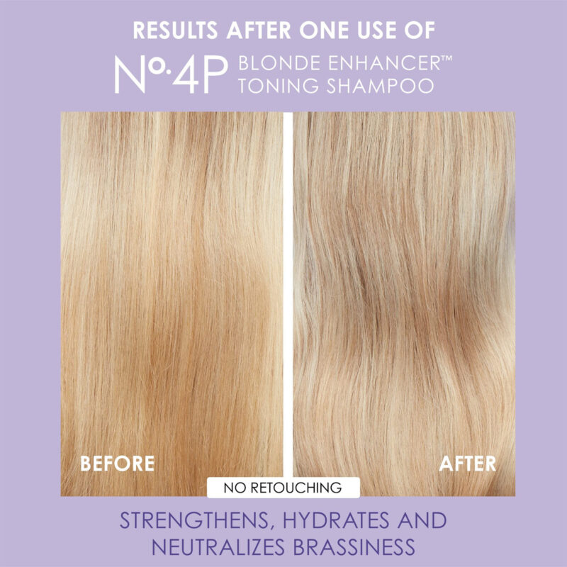 Shampoo Olaplex No. 4p Blonde Enhancing Tonificante 250ml - Imagem 3