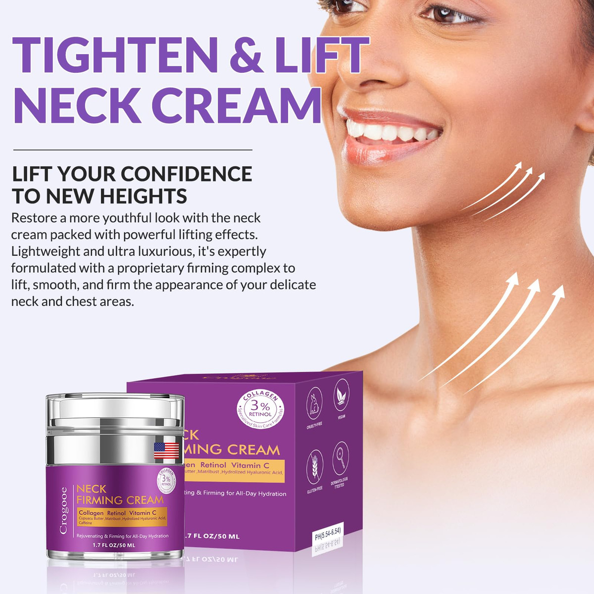 Creme Firmador De Pescoço Ytdb Advanced 50 Ml Com 3% De Reti - Imagem 5