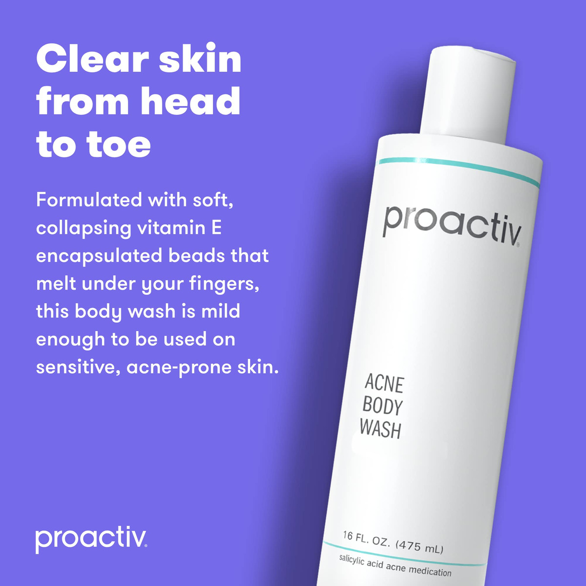Sabonete Corporal Proactiv Acne Com Ácido Salicílico 473ml S - Imagem 2