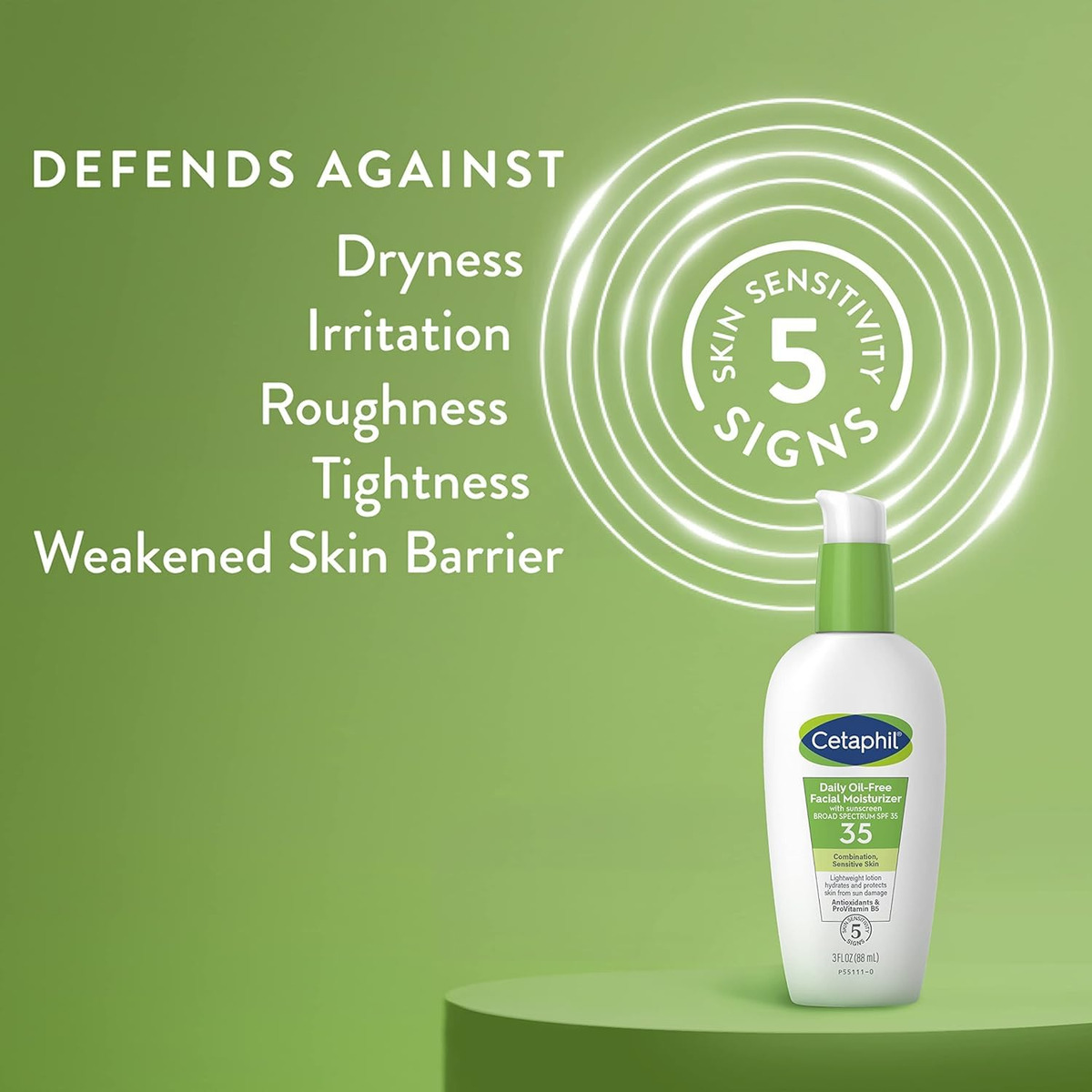 Hidratante Facial Cetaphil Hidratante Facial Diário Sem Óleo - Imagem 3