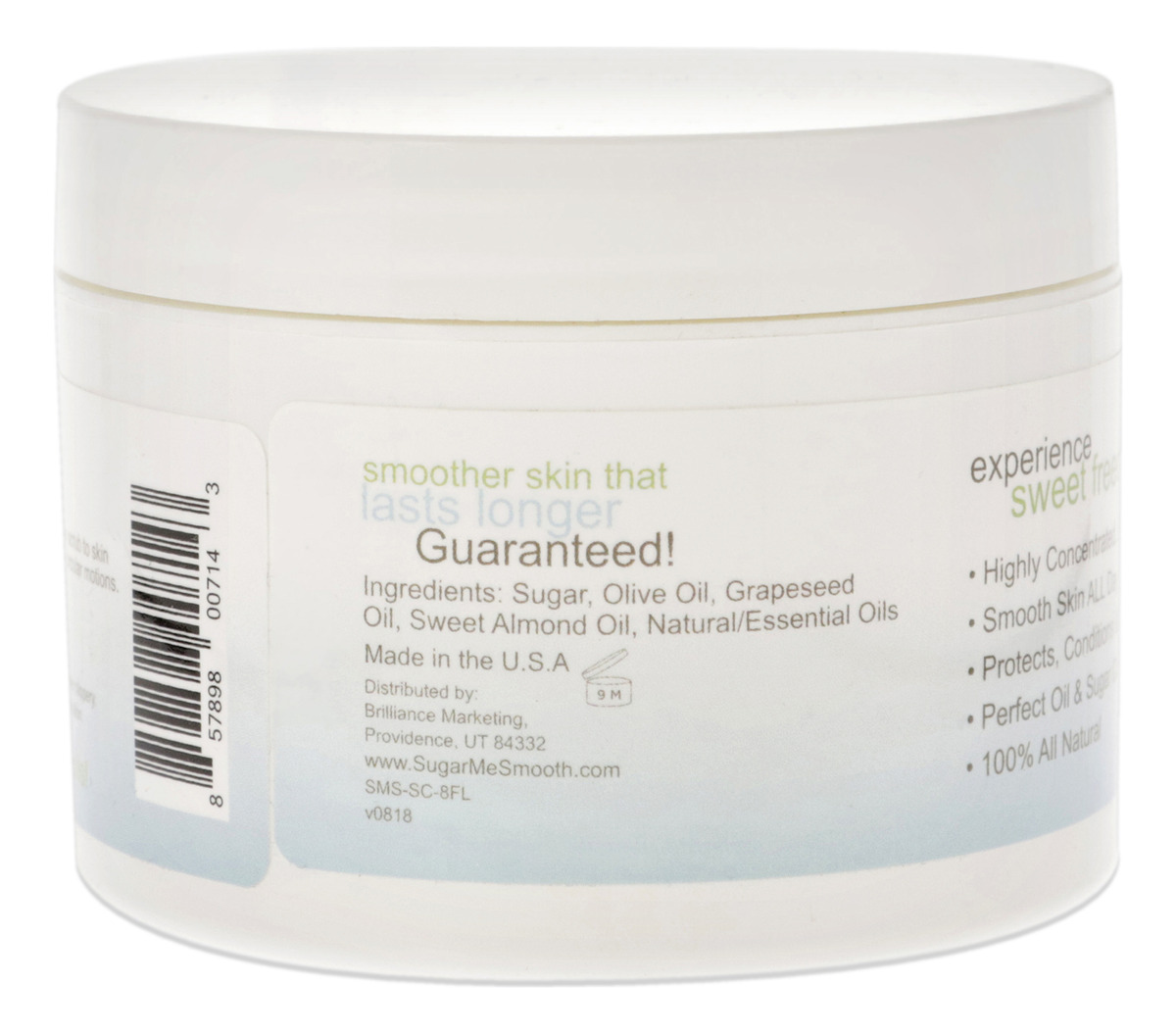 Esfoliante Corporal Sugar Me Smooth Fresh Lime Unissex 250ml - Imagem 2