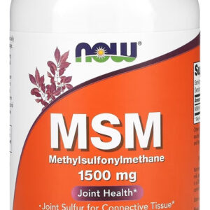 Msm 1500mg Now Foods 200 Tablets Importado