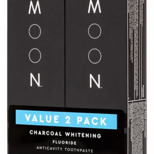 Pasta De Dentes Moon Charcoal Whitening Para Remoção De Manc