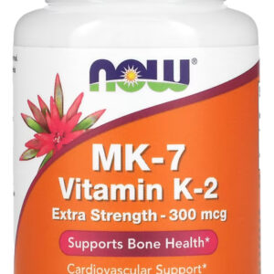 Mk-7 Vitamina K-2 300mcg Now Foods 60 Cápsulas Importado
