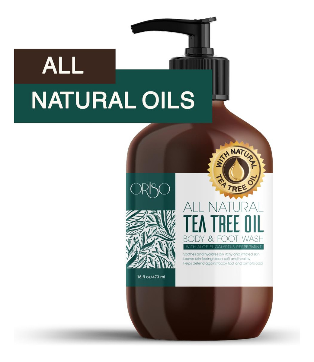Sabonete Líquido Oriso Tea Tree Oil 480 Ml Ajuda A Acne Nos - Imagem 8