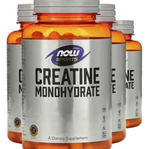 Creatina Monohidratada 750mg 120cáps Importado 4un Now Foods