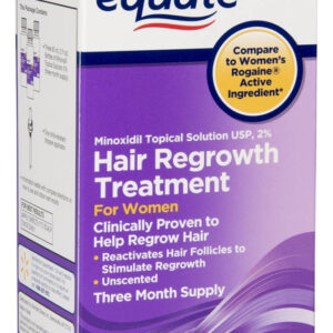 Solução Tópica De Crescimento Capilar Equate For Women 3 Ct