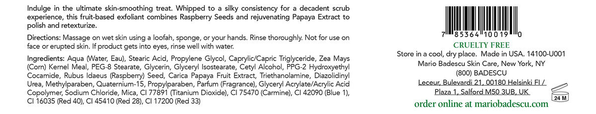 Esfoliante Corporal Mario Badescu Raspberry Para Todos Os Ti - Imagem 2