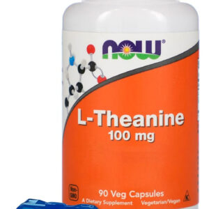 L-theanine Teanina 100mg Now Foods 90 Veg Caps