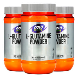 L-glutamina Pó Now Foods Sports 454g F. Livre Importado 3un