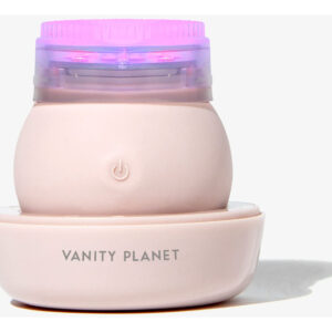 Escova Facial Vanity Planet Leda Blue Led Silicone