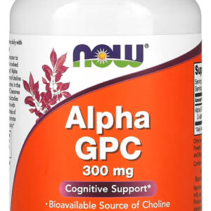 Alpha Gpc 300mg Now Foods 60 Capsulas Vegetarianas Importado