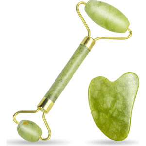 Conjunto De Ferramentas Faciais + Jade Roller Dsenfurn Gua S