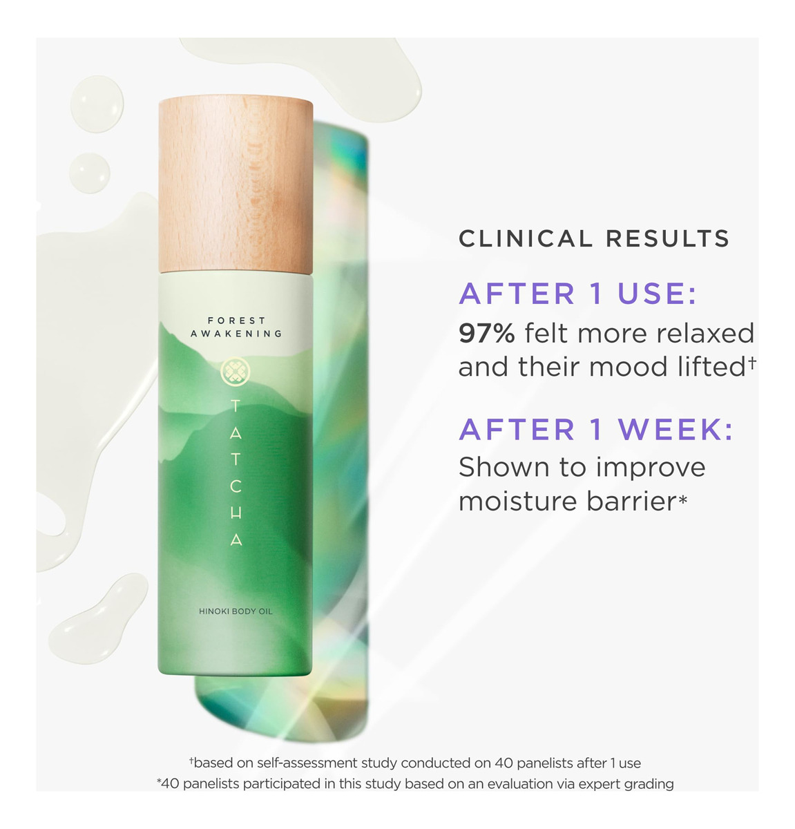 Óleo Corporal Tatcha Forest Awakening Hinoki 100ml | 3,4 Fl - Imagem 2