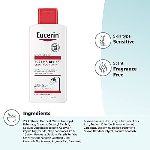 Eucerin Eczema Relief Cream Body Wash Eczema Body Wash 135 - Imagem 9