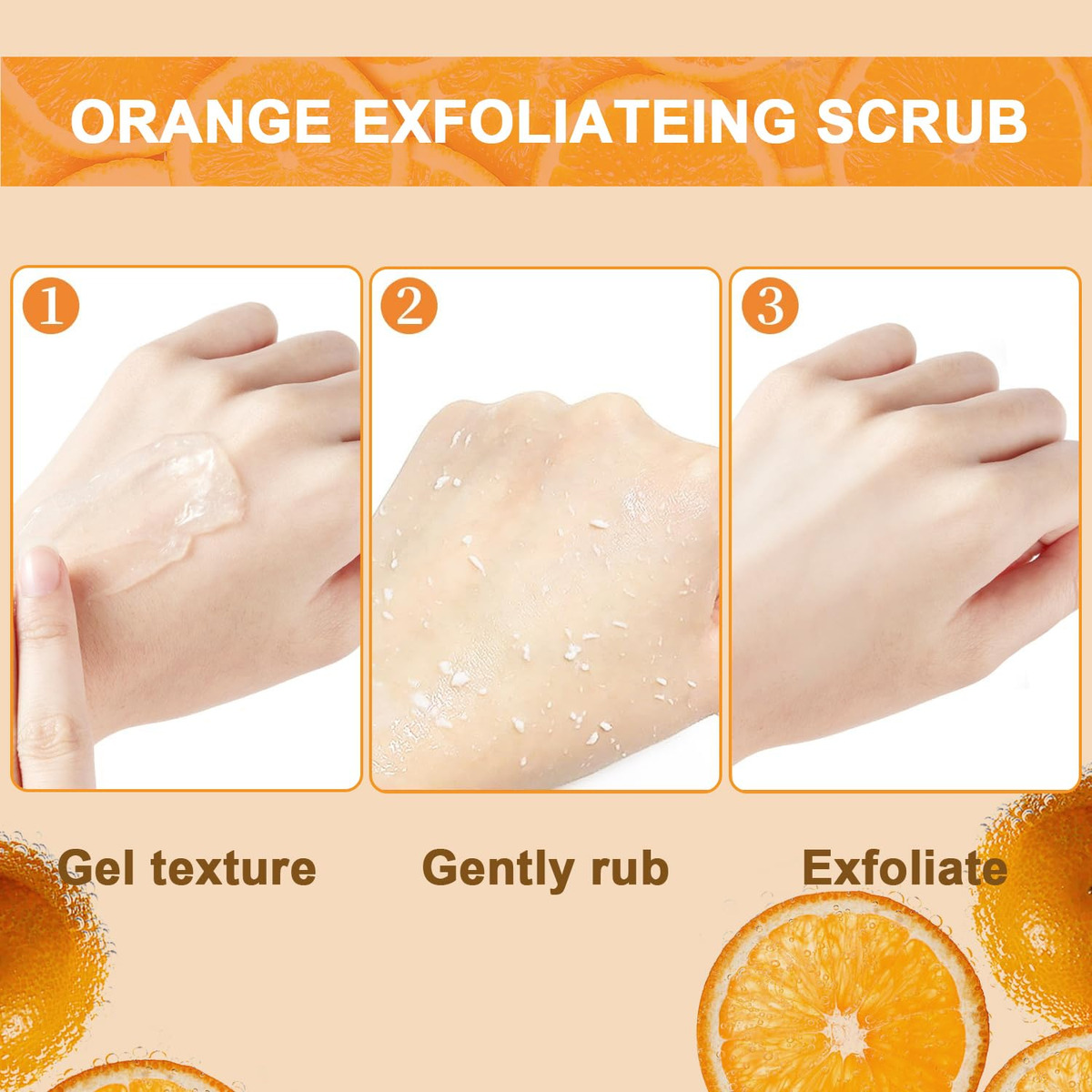 Esfoliante Em Gel Esfoliante Kanroadi Orange Face Body Skin, - Imagem 7