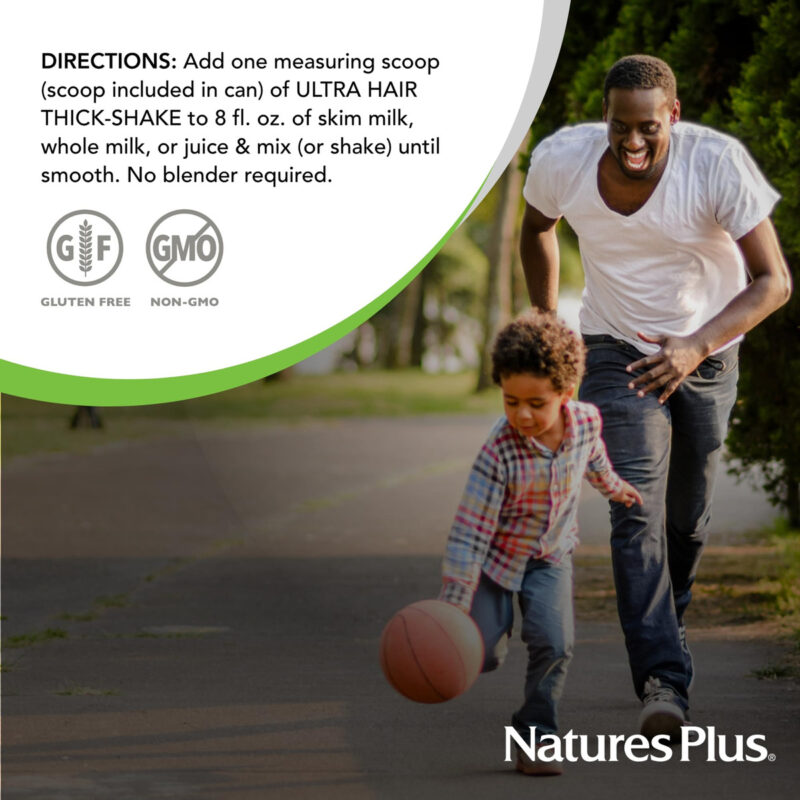 Shake De Proteína Capilar Natures Plus Ultra Hair Thick 454g - Imagem 5