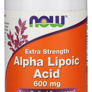 Ácido Alfa Lipóico 600mg Now Foods 60veg Caps Sabor Sem Sabor
