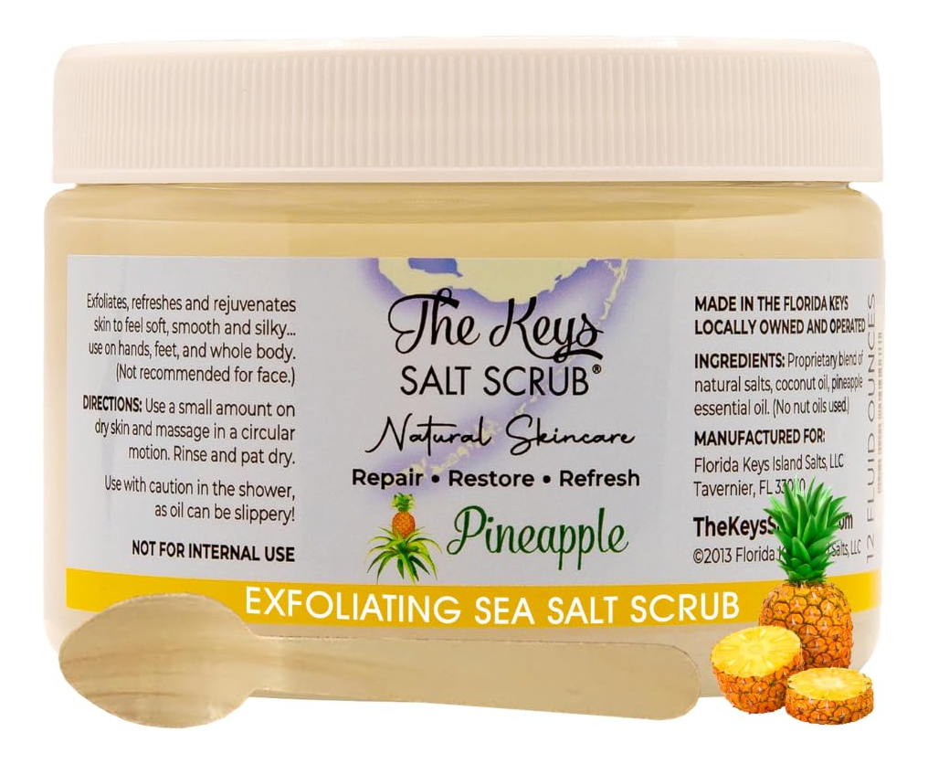 Esfoliante Corporal The Keys Com Sal Marinho E Abacaxi 350ml