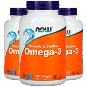 Ômega-3 Molecularmente Destilado 200soft 3un Now Foods