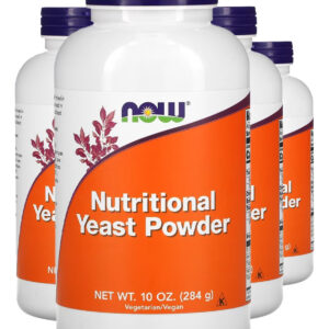 Levedura Nutricional Em Pó 284 G Importado 4un Now Foods