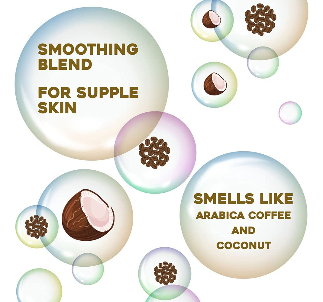 Creme Corporal Ogx Smoothing + Café Coco 19,5 Oz - Imagem 4