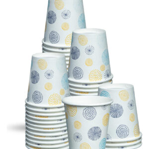 Mini Copos Descartáveis Para Enxaguatório Bucal De Banheiro